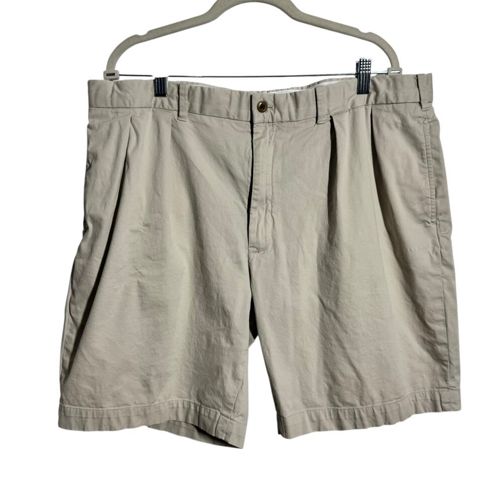 Vintage Polo Golf Ralph Lauren Shorts Mens 40 Khaki Flat Front Fairway 9" Inseam